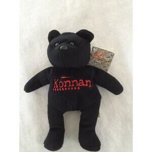 WCW Konnan Plush Bear Racing Champions Vintage Wrestling Collectible 1999